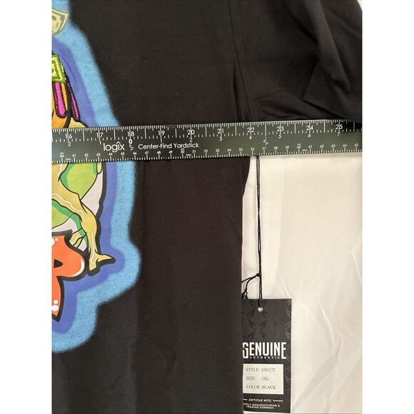 Men Genuine Authentic Money Drip Graphic Tee 2xl Black Streetwear T-shirt - Picture 3 of 5